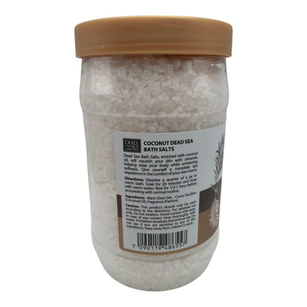 Dead Sea Collection Bath Salts Coconut Pure Dead Sea Salt 34.2 oz